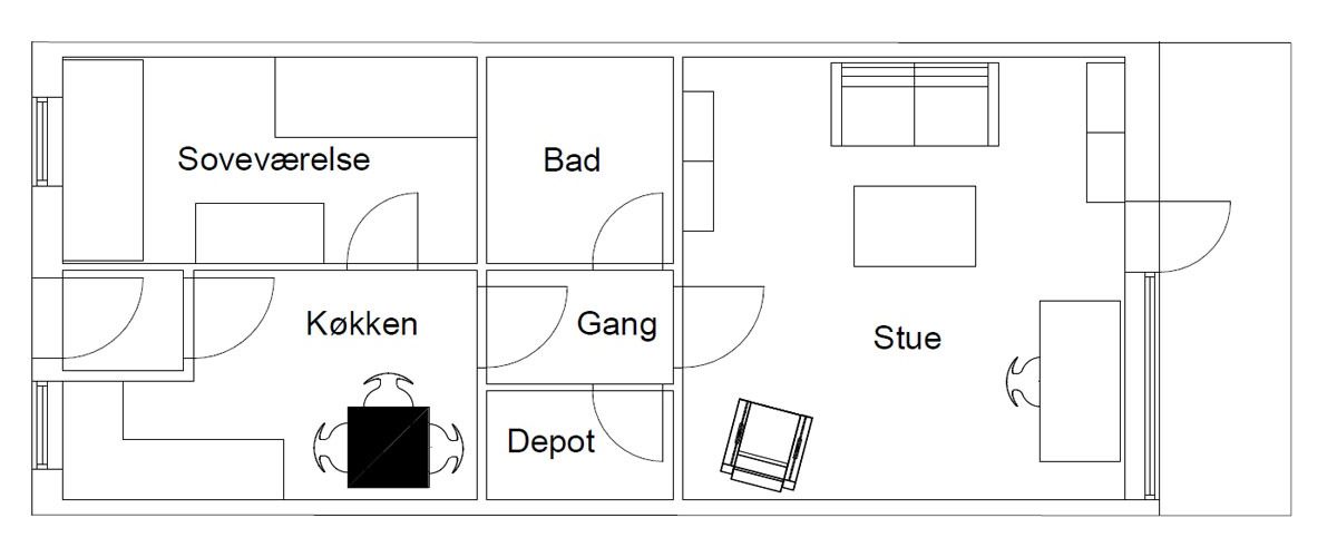 Hotel Apartment - floor plan